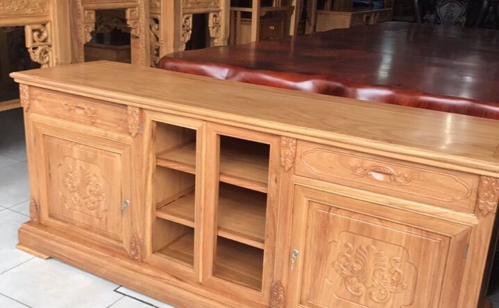 Kệ tivi KG008 gỗ Nam Phi