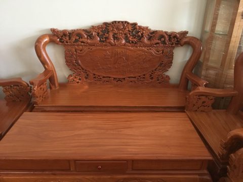 Salon gỗ tự nhiên đẹp – Xu hướng nội thất sang trọng cho phòng khách