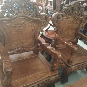 Salon Lá Tây gỗ gõ-gỗ hương - Ảnh 3