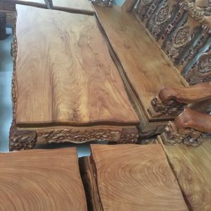 salon Triện Nghê tay 18 gõ đỏ - Ảnh 4