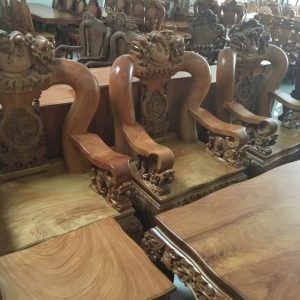 salon Triện Nghê tay 18 gõ đỏ - Ảnh 3