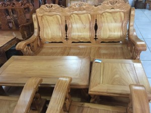 Salon Thùng Thiên Nga gỗ gõ đỏ