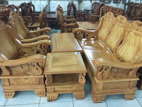 Top mẫu salon gỗ phòng khách giá rẻ cho gia đình trẻ