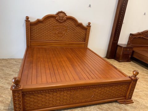 Giường ngủ lu i gỗ