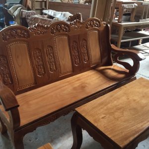 Salon Kiếm gỗ căm xe mặt gõ đỏ - Ảnh 4