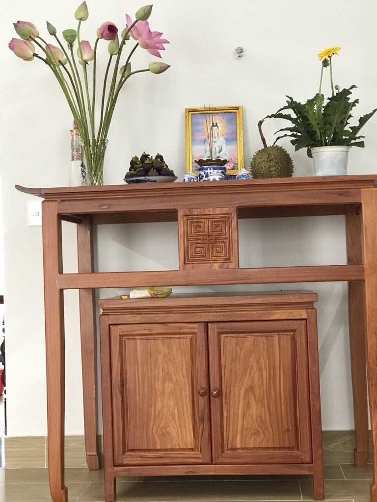 BÀN CÚNG 1.53M GÕ NAM PHI