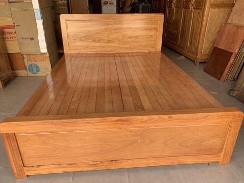 Giường hộc kéo gỗ Nam Phi