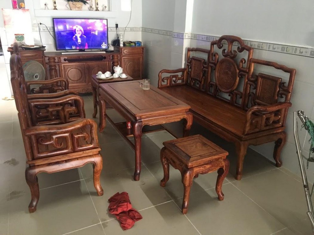 Salon Móc gỗ hương