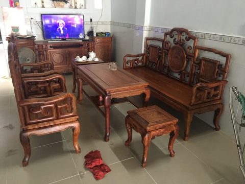 Salon Móc gỗ hương