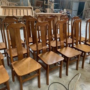 Ghế hội trường gỗ đỏ - Ảnh 6