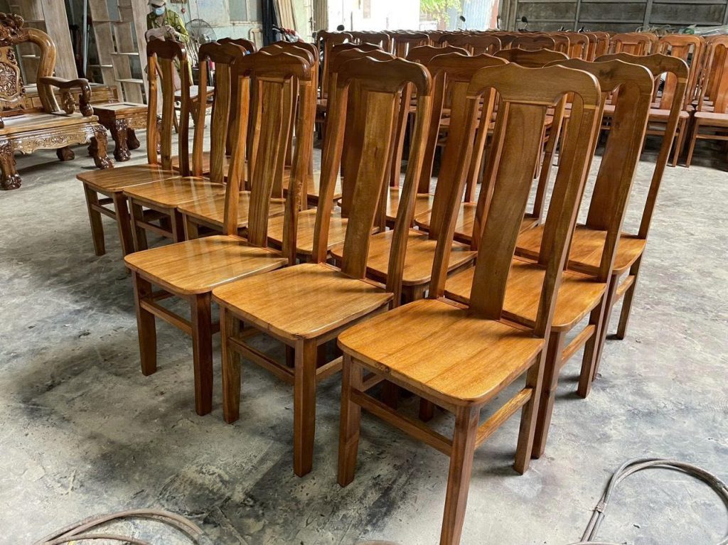 Ghế hội trường gỗ tràng bông vàng