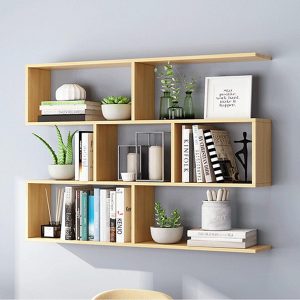 Kệ sách gỗ treo tường – Giải pháp tối ưu không gian nhỏ hẹp