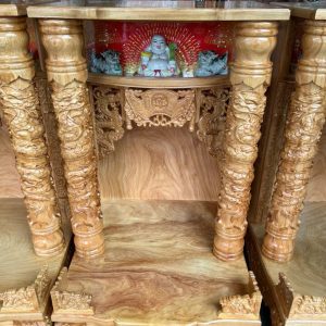 Trang thần tài 68-68-107cm Gỗ gõ đỏ