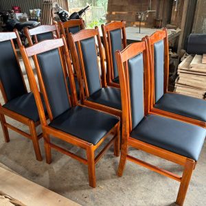 Ghế họp gỗ tràm, tựa nệm HT10 - Ảnh 2