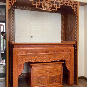 Bàn cúng gỗ hương đá - Ảnh 2