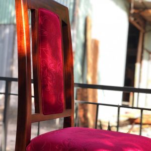 Ghế văn phòng gỗ tràm bọc nệm - Ảnh 6