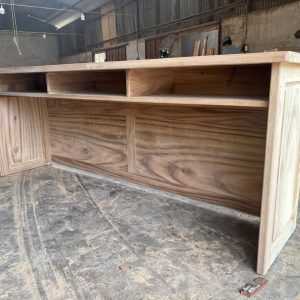 Bàn họp gỗ tràm bông vàng 5