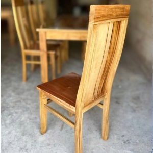 Bàn ăn chữ nhật 6 ghế gỗ tràm bông vàng - Ảnh 6