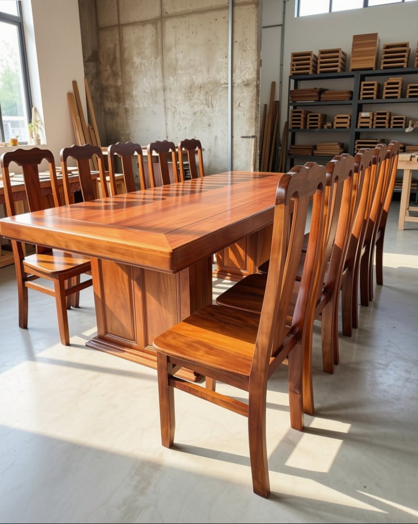 Bộ bàn ghế họp văn phòng đẹp, tinh tế