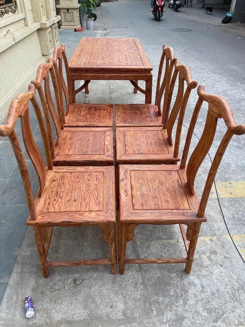 bộ bàn ghế gỗ sưa đỏ